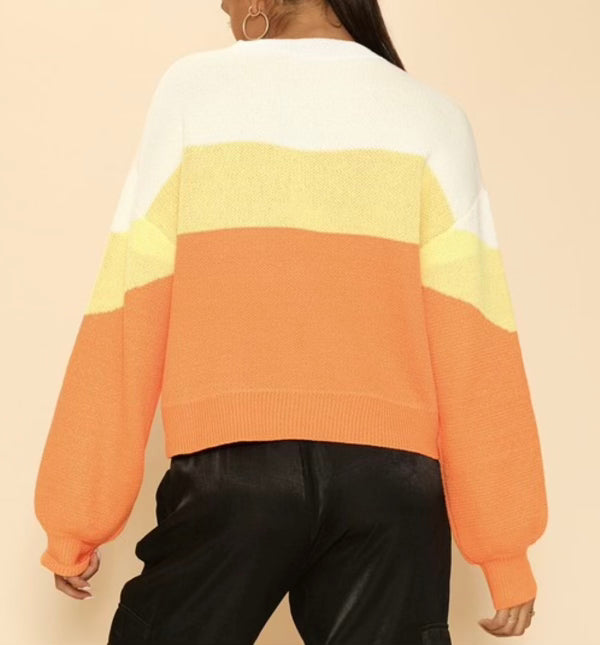 Candy Corn Sweater