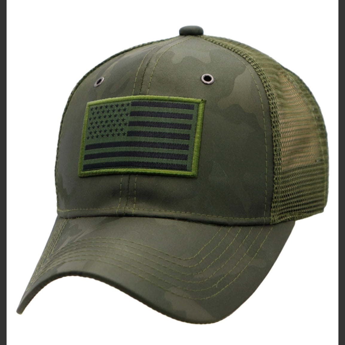Camo American Flag Hats