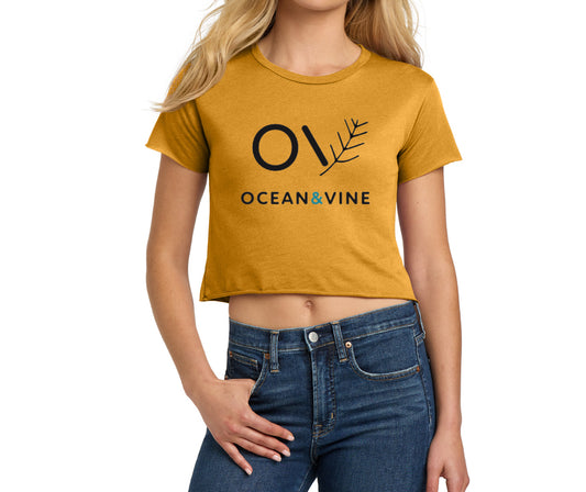 Cropped OV Original Tee (Yellow)