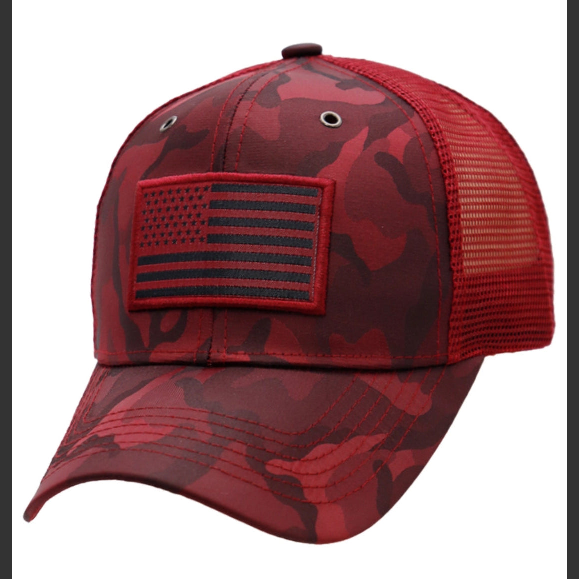 Camo American Flag Hats