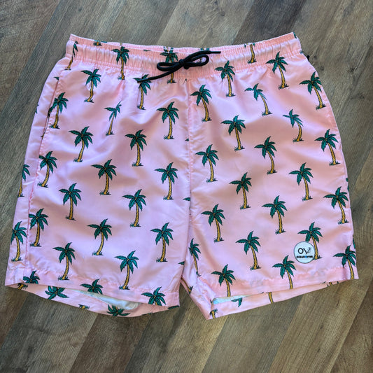 Pink Coconut Swim Trunks