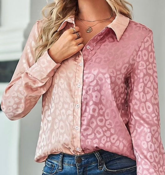 Pink Panther Button Down