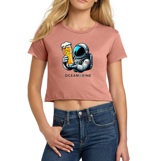 Beer Guy Crop Top (Mauve)