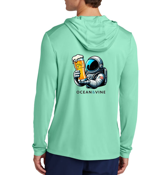 Beer Guy Fishing Hoodie (Seafoam)