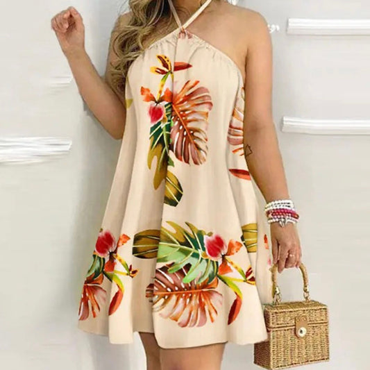 La Palma Halter Dress
