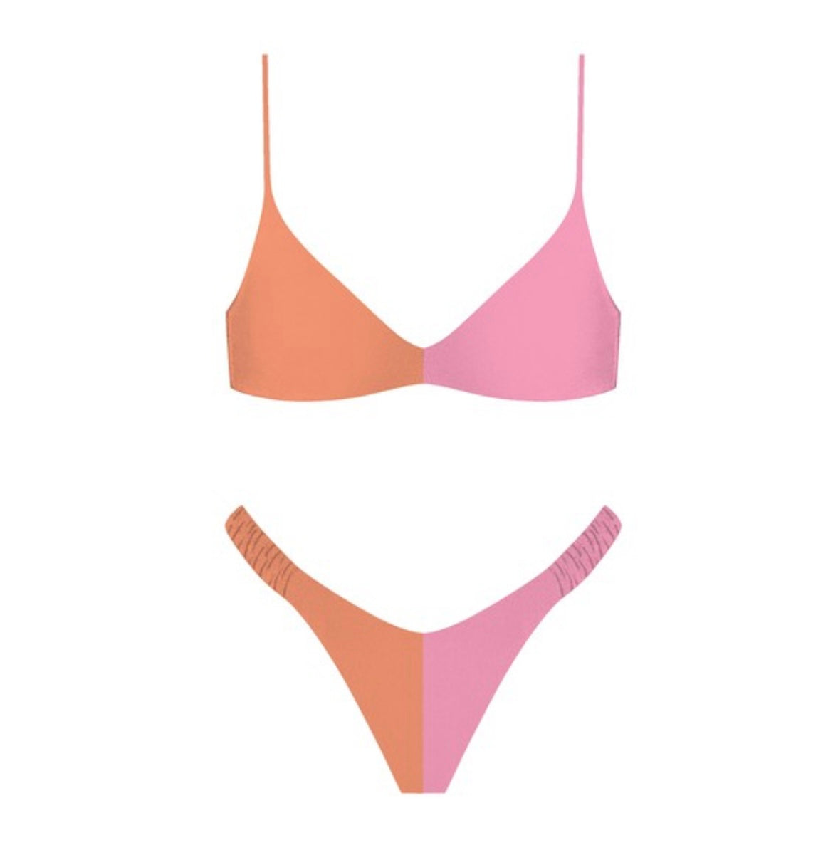 Pink x Peach Bikini Bottom