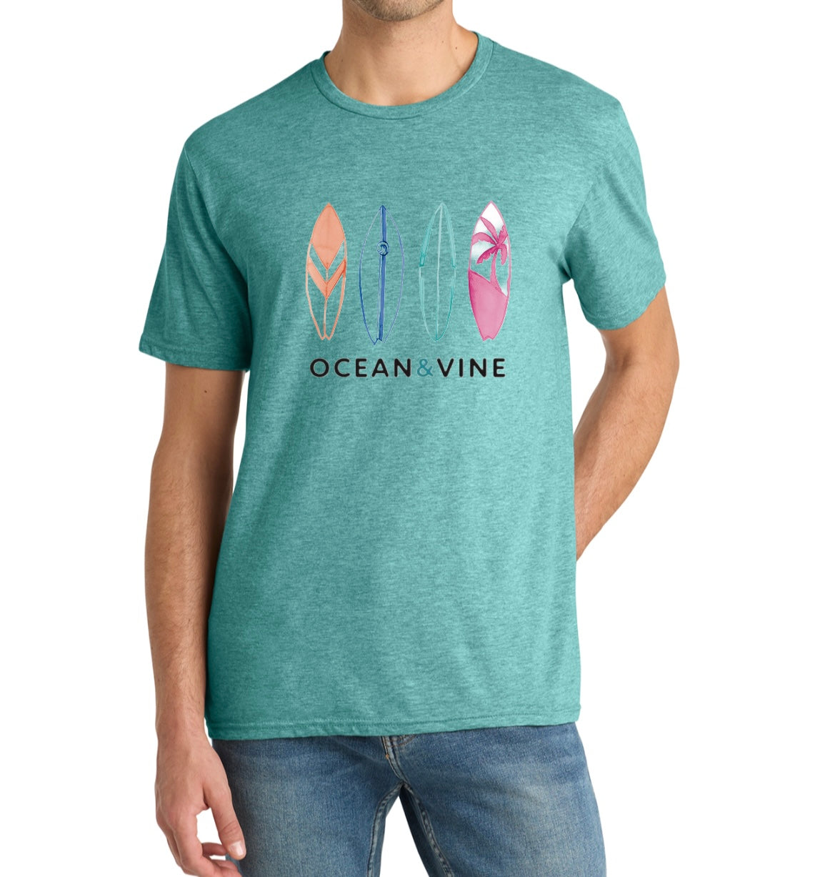 Surfboard Tee (Eucalyptus)