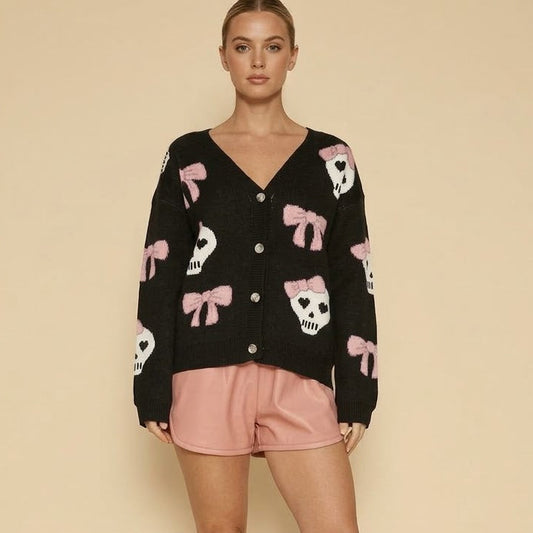 Halloween Skull Cardigan