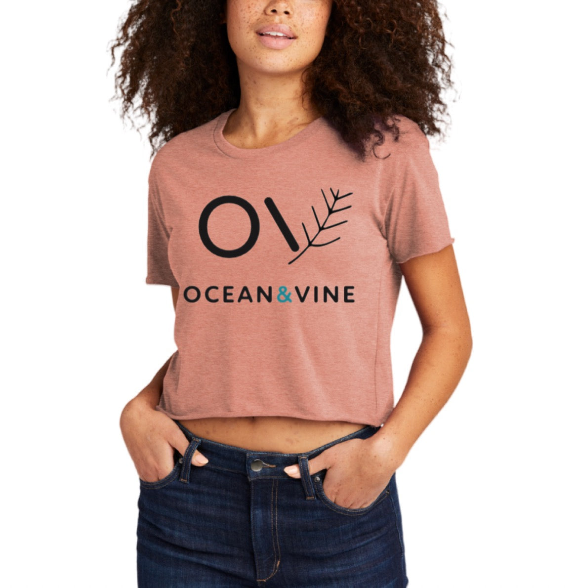 Cropped OV Original Tee (Mauve)