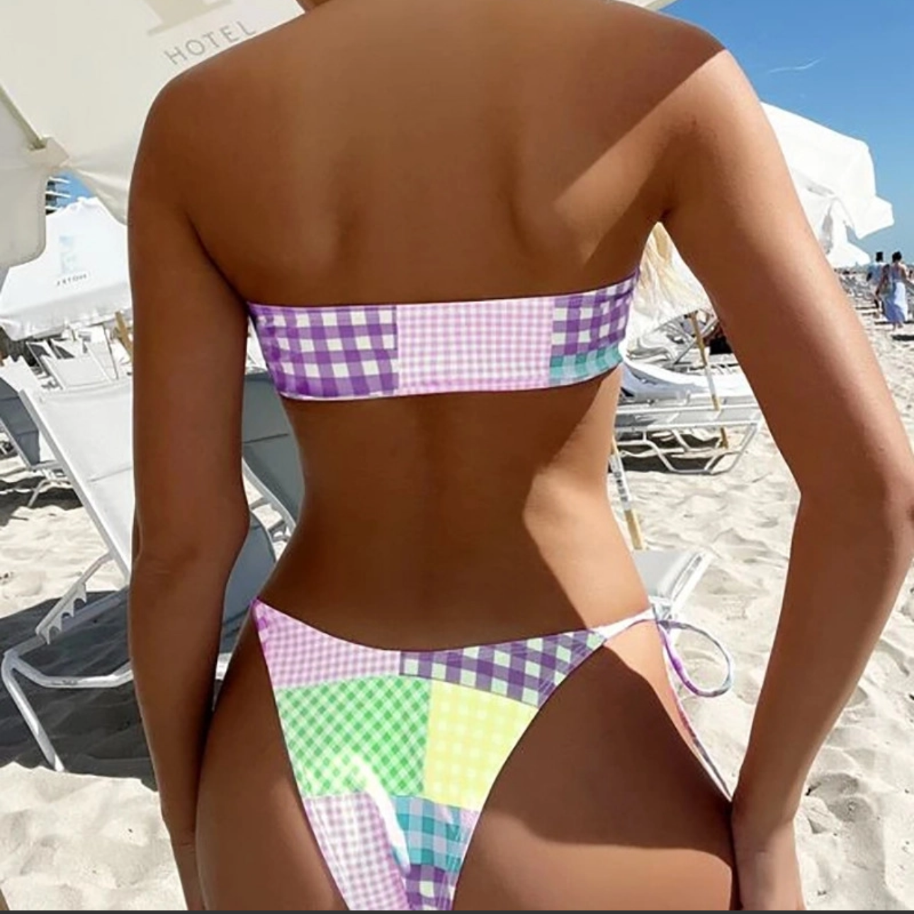 Plaid Bikini