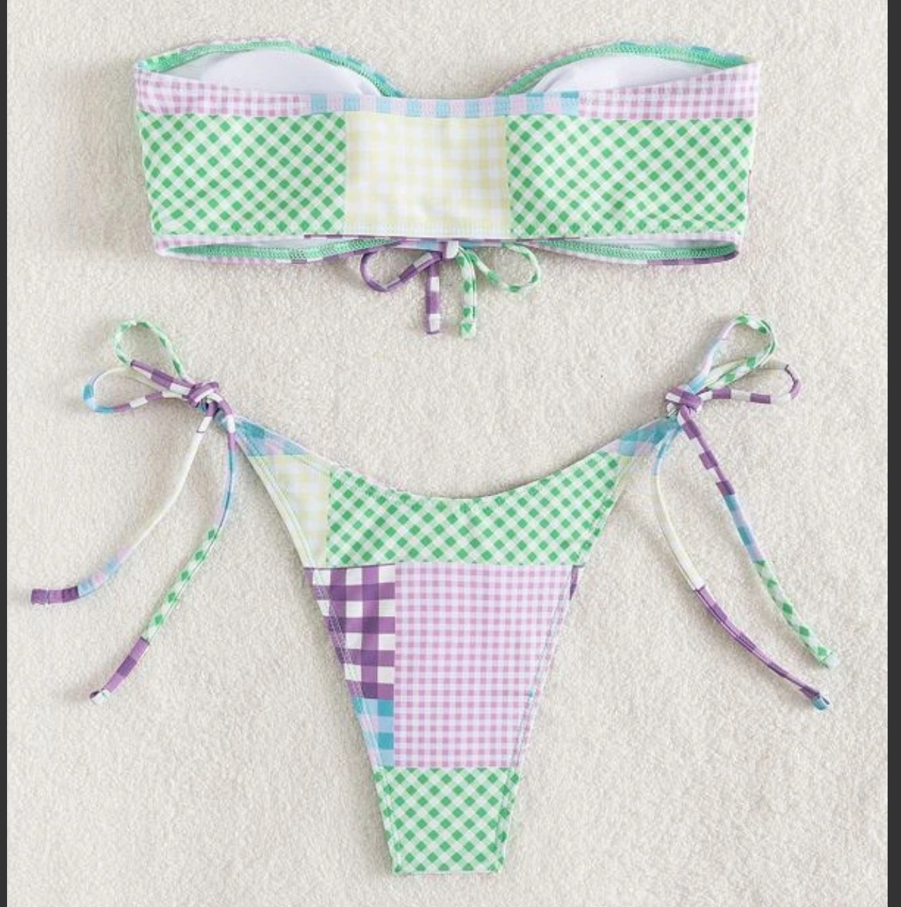Plaid Bikini
