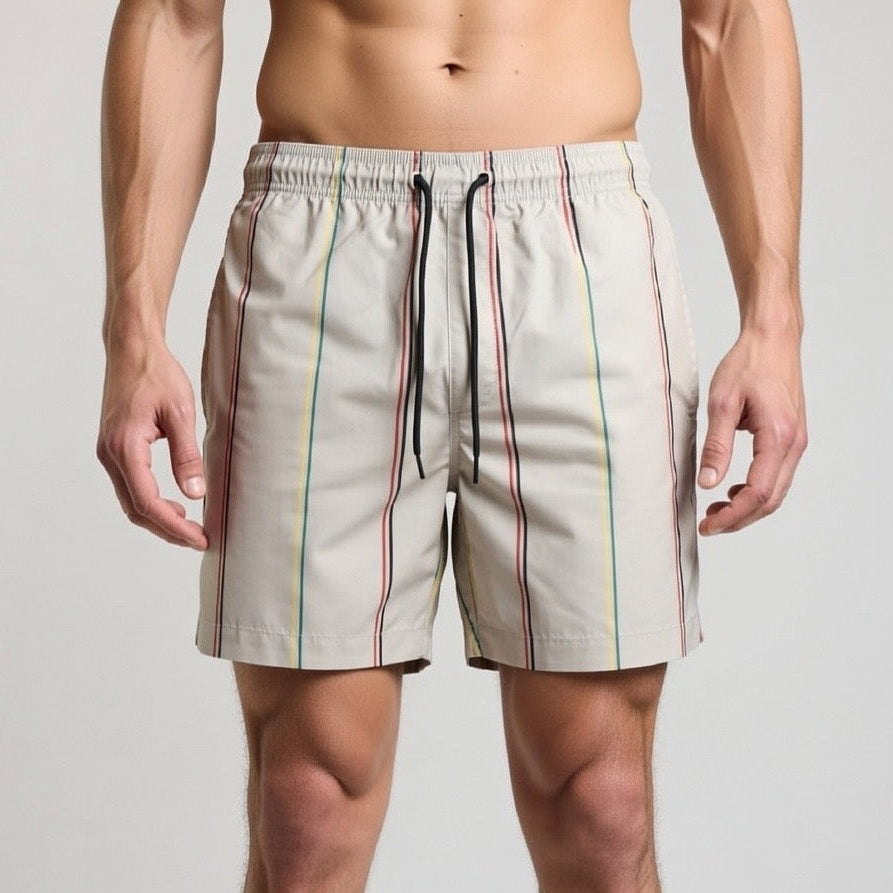 Stripped Swim Trunk