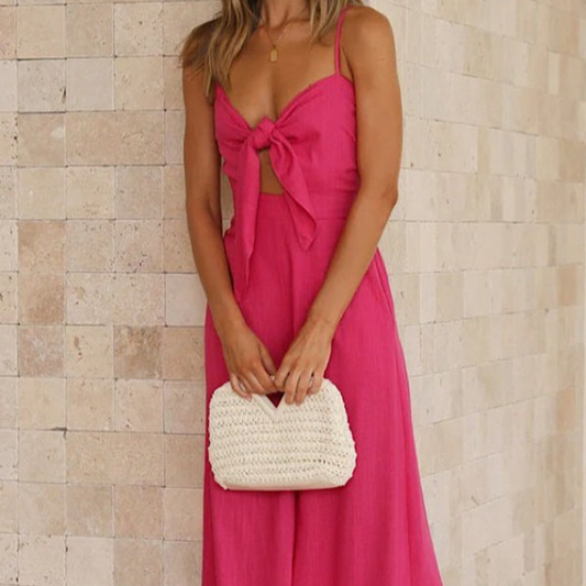 Knot Front Jumpsuit