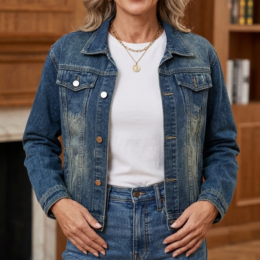 Dark Wash Denim Jacket