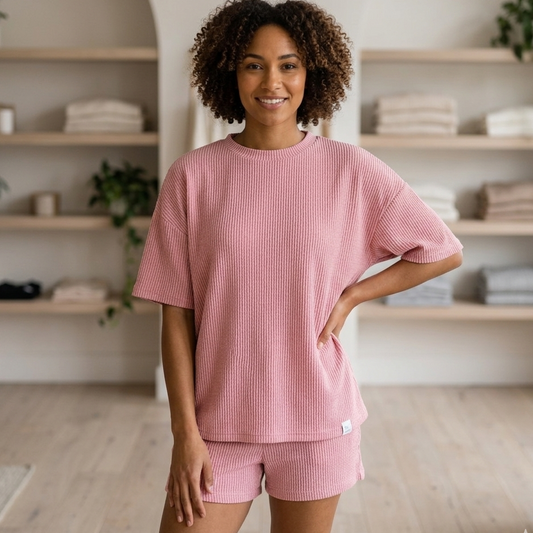 OV Stripe Set (Pink)