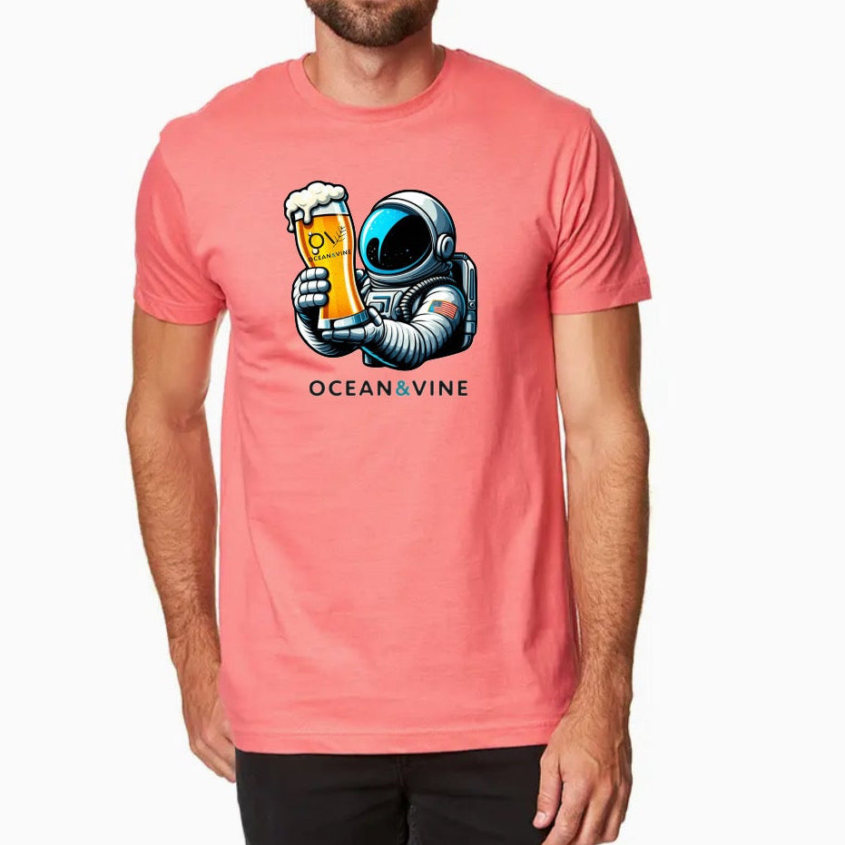 Beer Guy Tee (Coral)