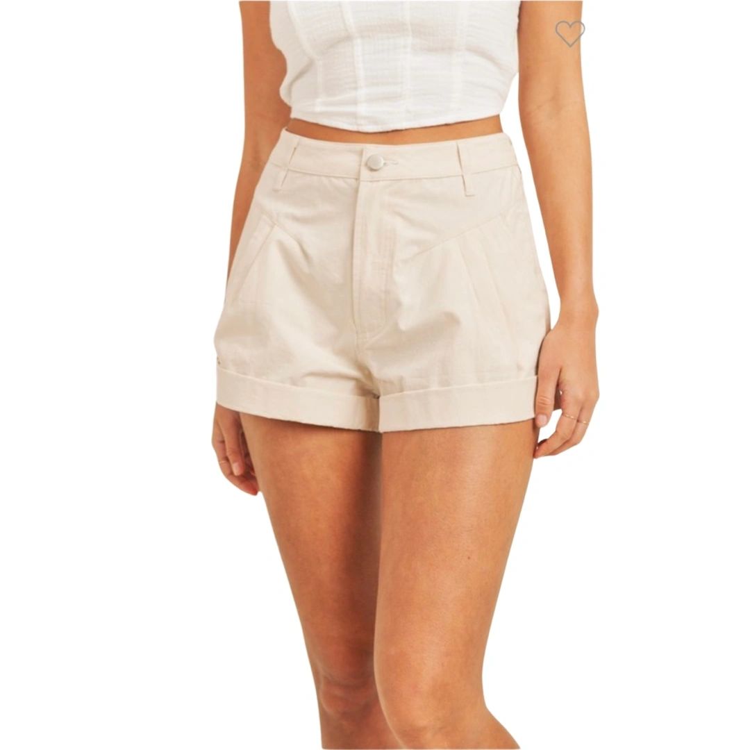 Pleated Shorts