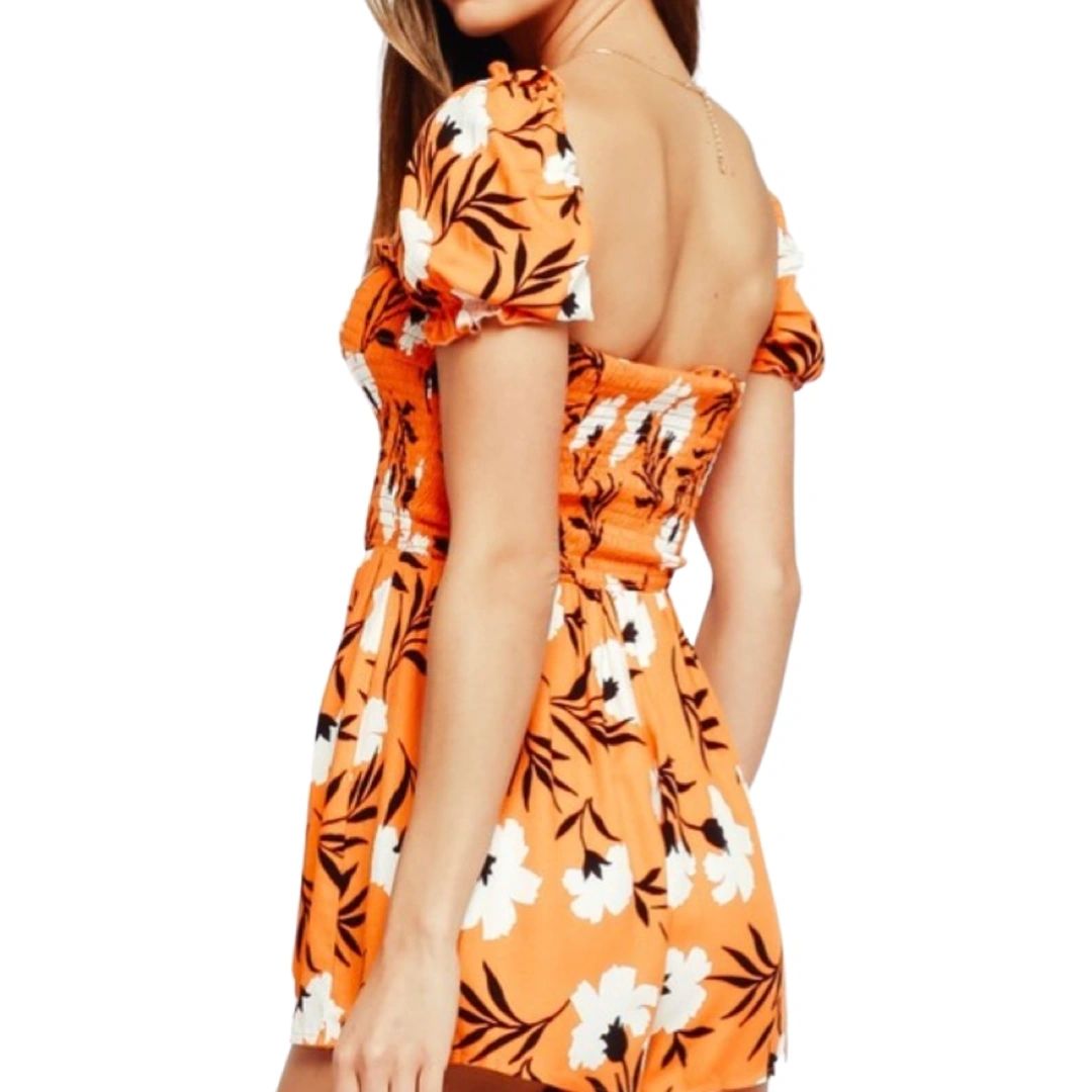 Orange Blossom Romper