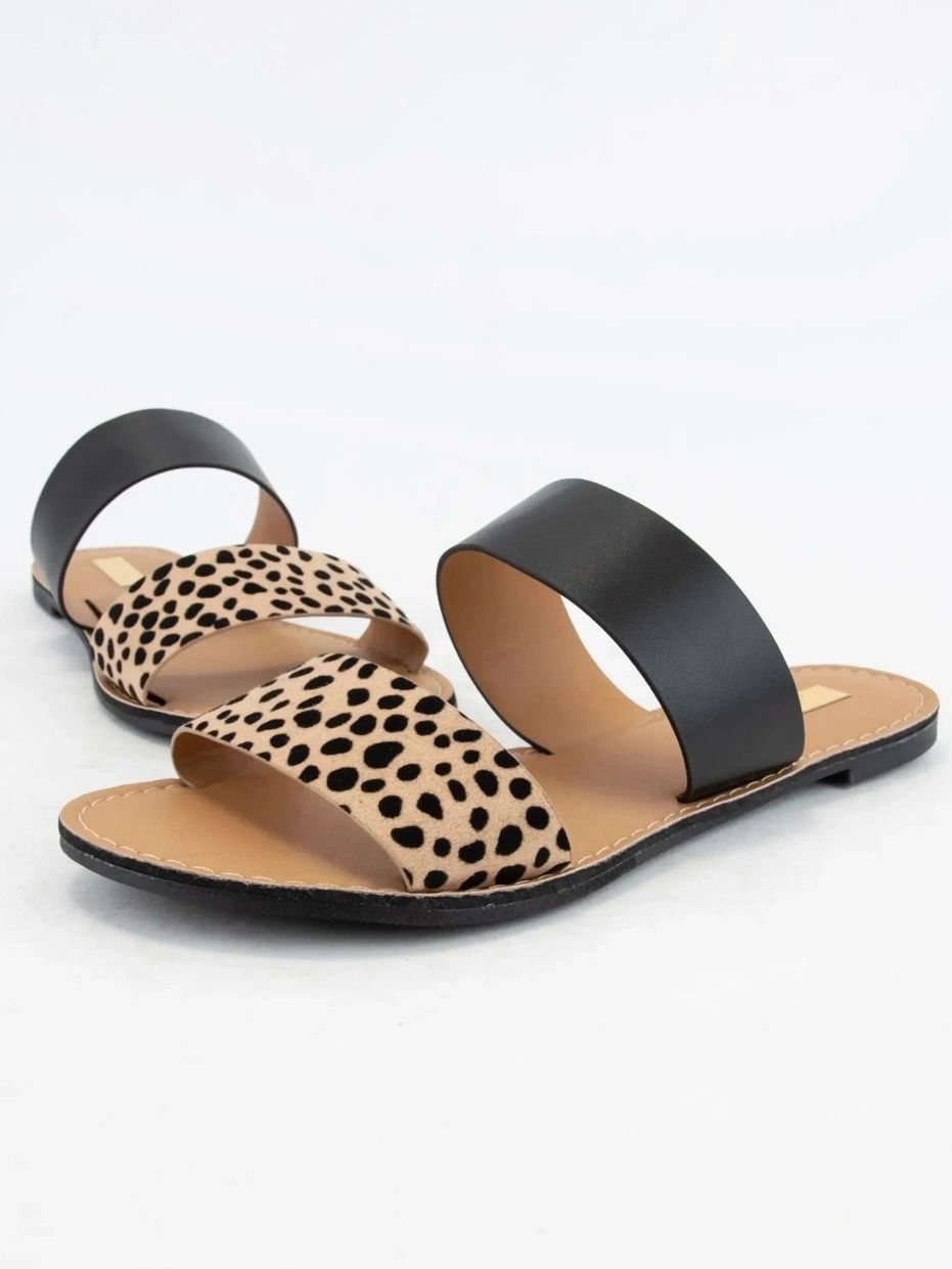 Leopard Sandal