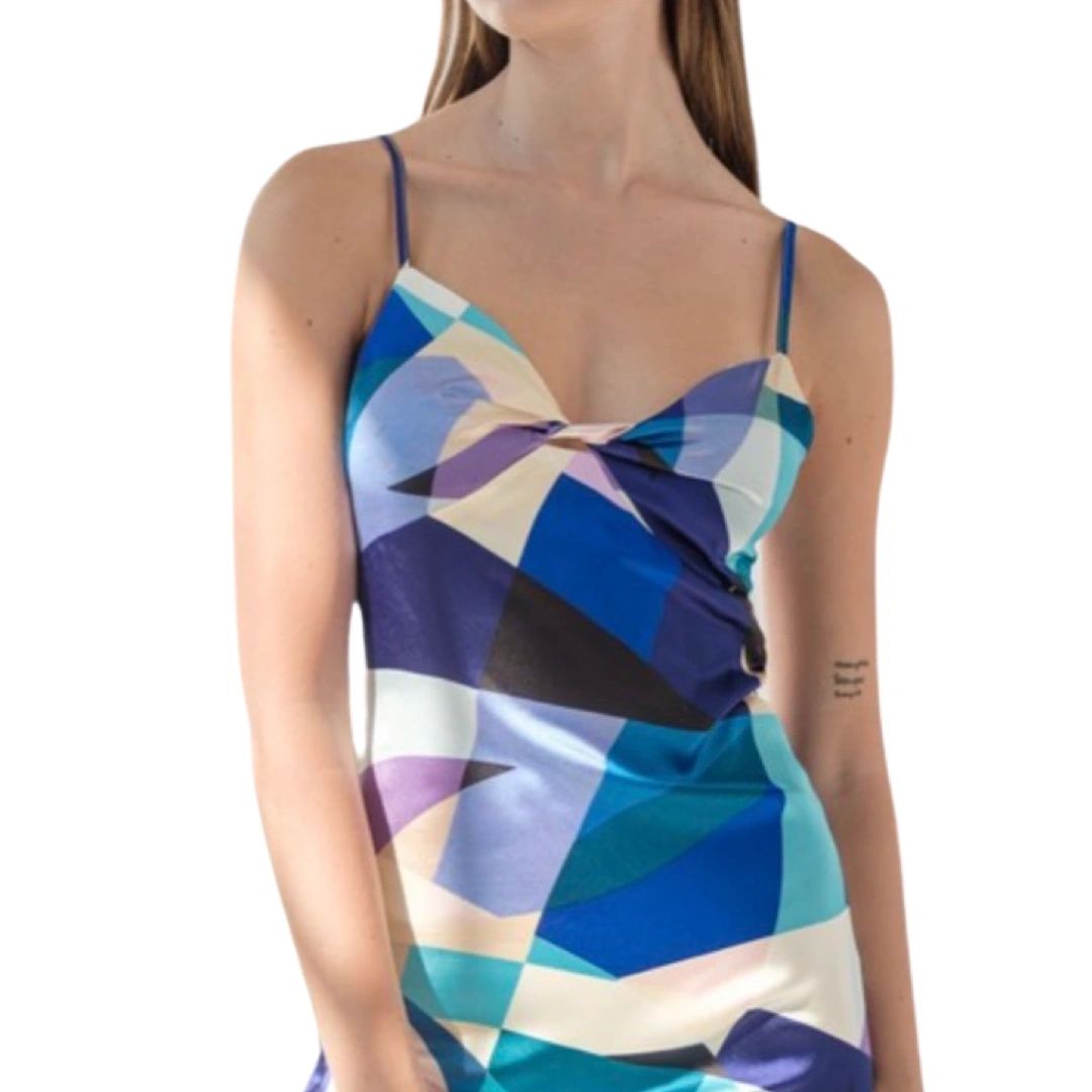 Geometric Mini Dress