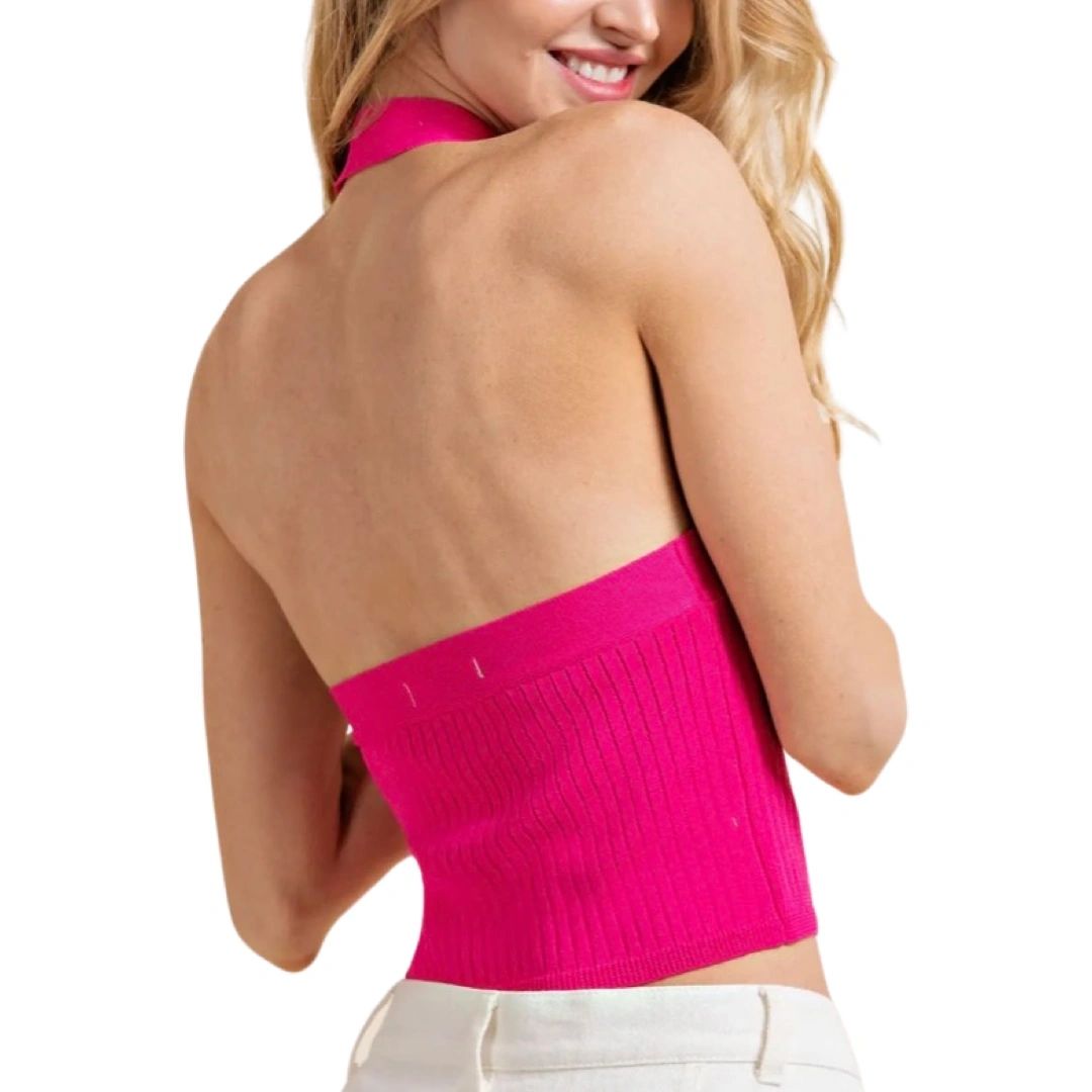 Hot Pink Halter Top